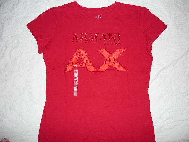 Armani piros pol csillogs mintval 3db van 2db m mret 1db s mret 9500ft/db