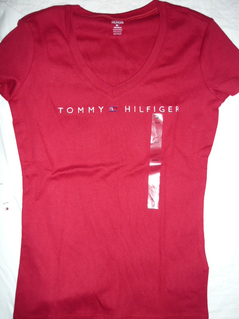 Tommy Hilfiger piros pol  XS mret 9000ft